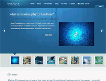 Tablet Screenshot of marine-phytoplankton.com.au